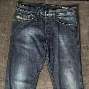 Diesel Braddom 32x32 Regular Slim Carrot Dark Jeans